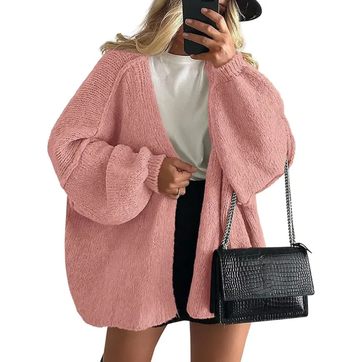 Danielle | Cosy Oversized Lantern Sleeve Cardigan