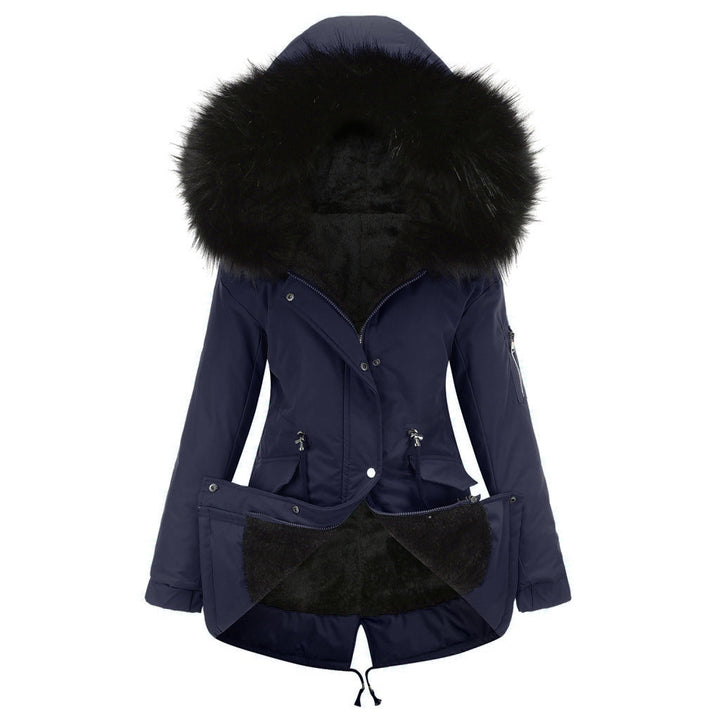 Georgia | Warm Velvet-Trimmed Parka