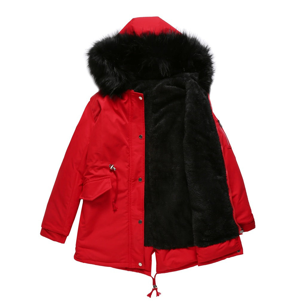 Georgia | Warm Velvet-Trimmed Parka
