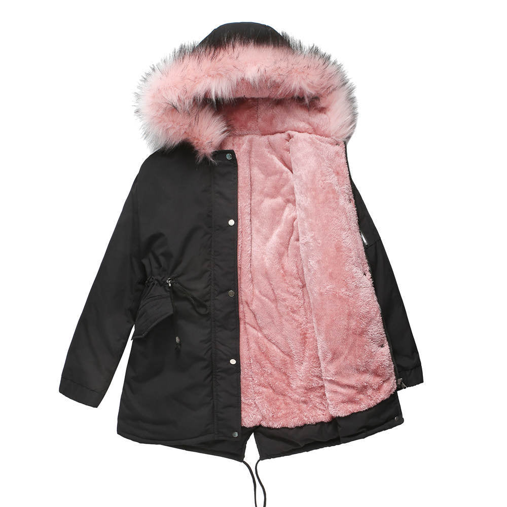 Georgia | Warm Velvet-Trimmed Parka