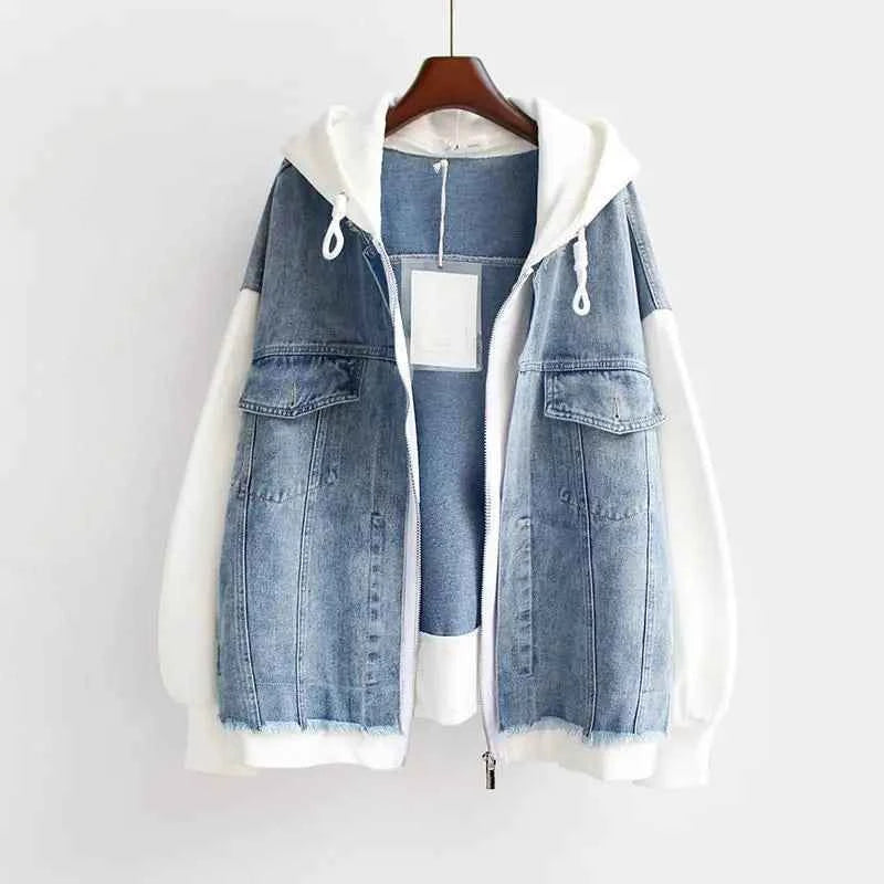 Mia | Dual-Tone Denim Jacket