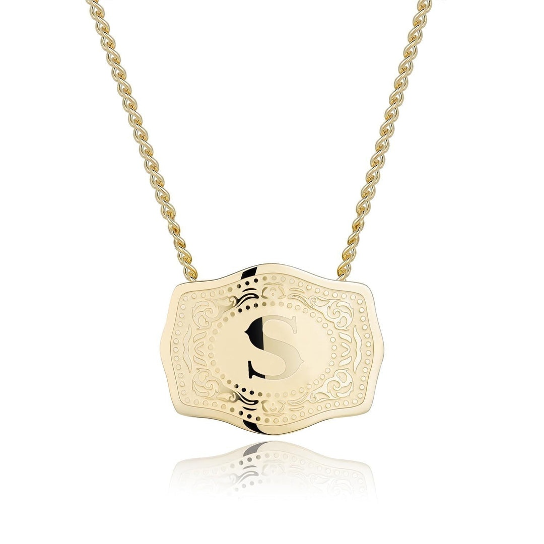 Bianca | Sleek Initial Letter Pendant Necklace