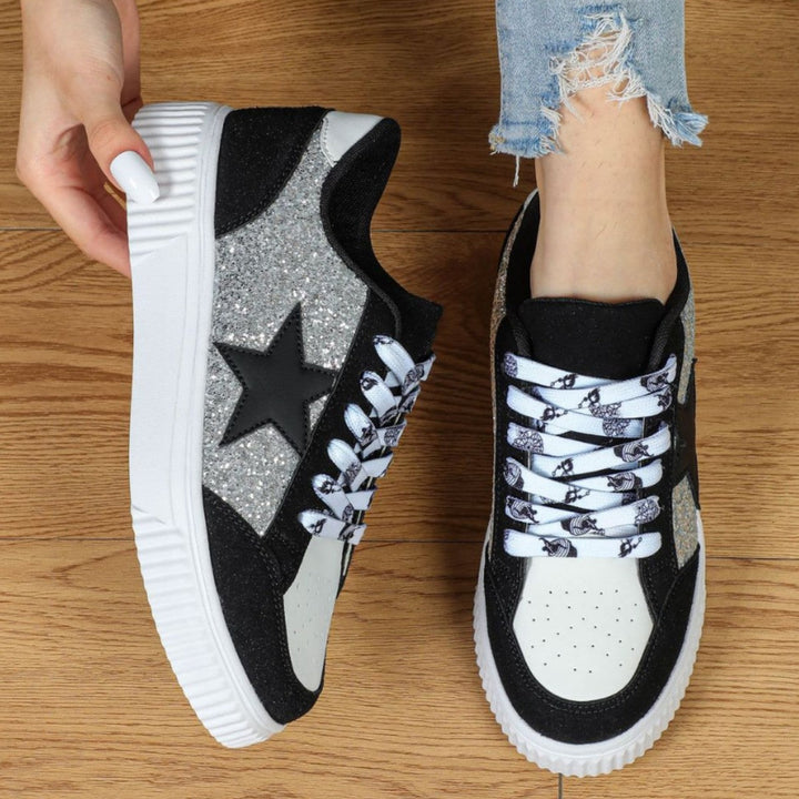 Jasmine | Trendy Breathable Lace-Up Running Sneakers