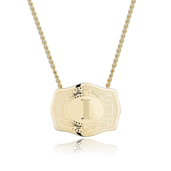 Bianca | Sleek Initial Letter Pendant Necklace