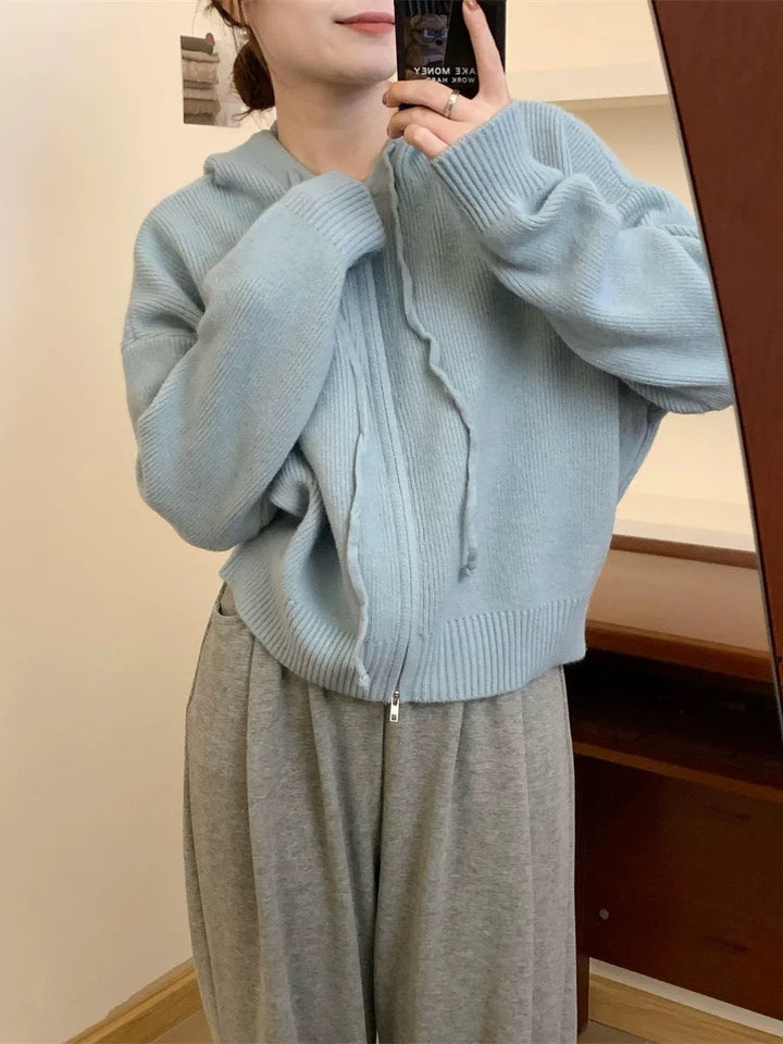 Scarlett | Cosy Long Sleeve Hooded Cardigan