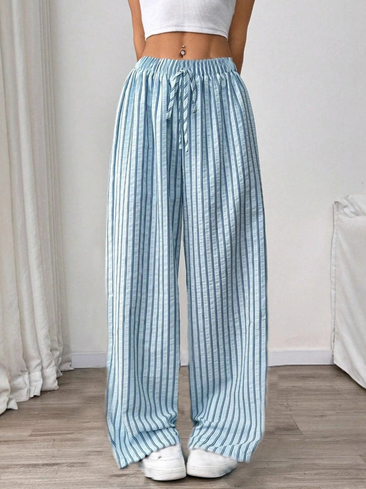 Brooke | Simple Summer Striped Relaxed Fit Buttom