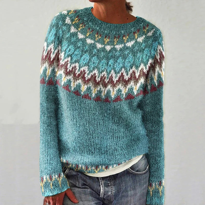 Kiara | Boho Wave Knit sweater