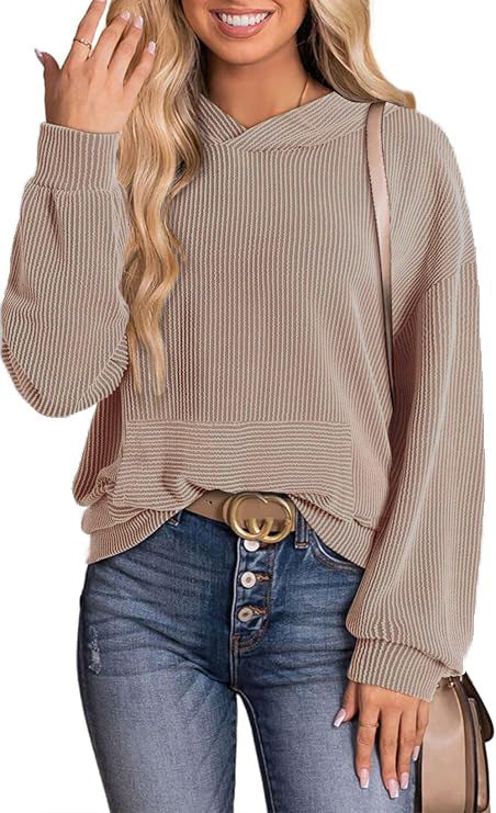 Leah | Cosy Soft Casual Long Sleeve Hoodie