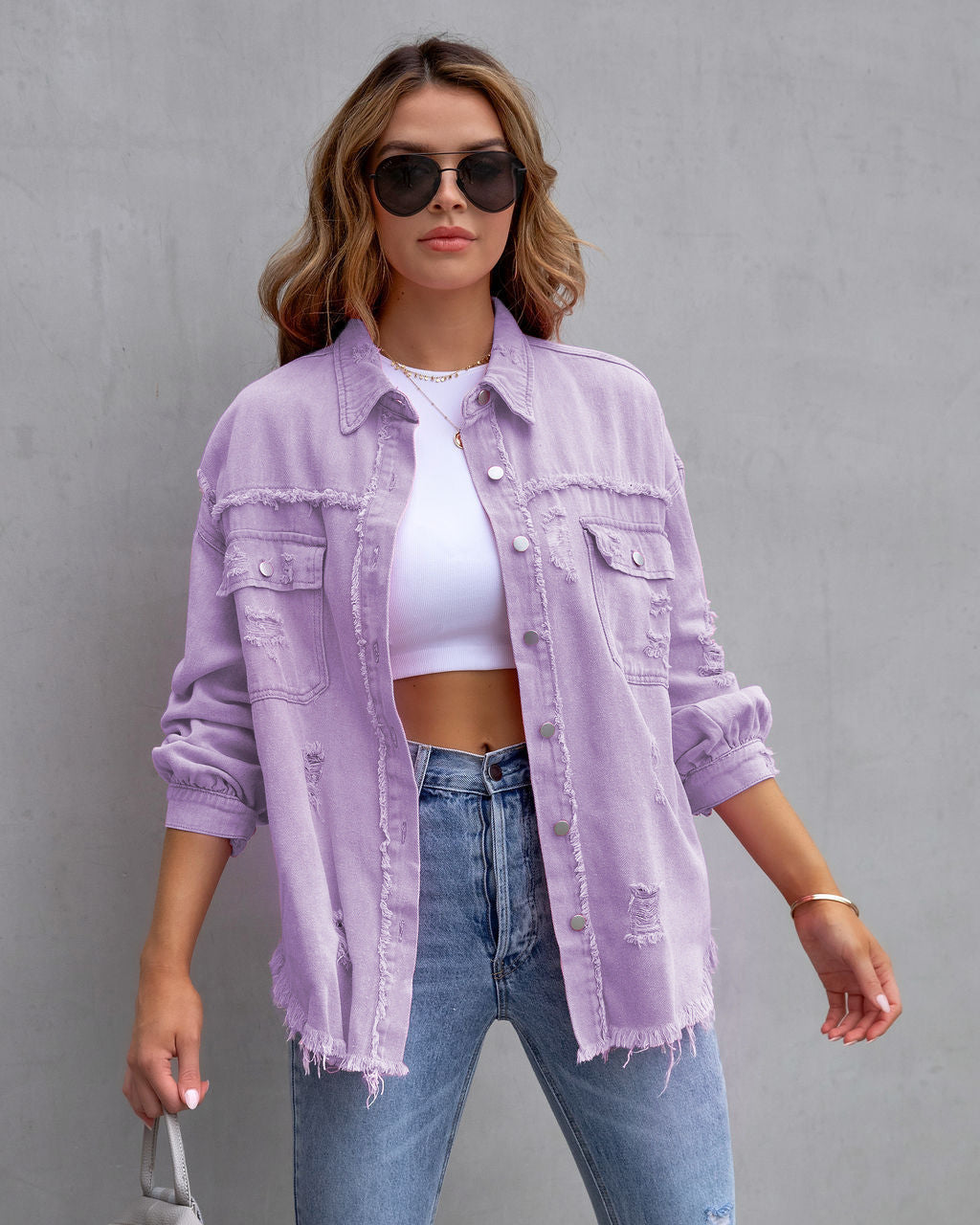 Kylie | Relaxed Drop Shoulder Collared Jacket