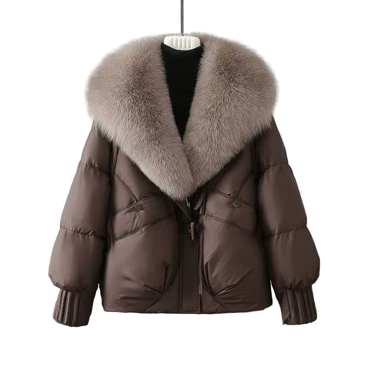 Hayley | Winter Short Fur Collar  Jacket