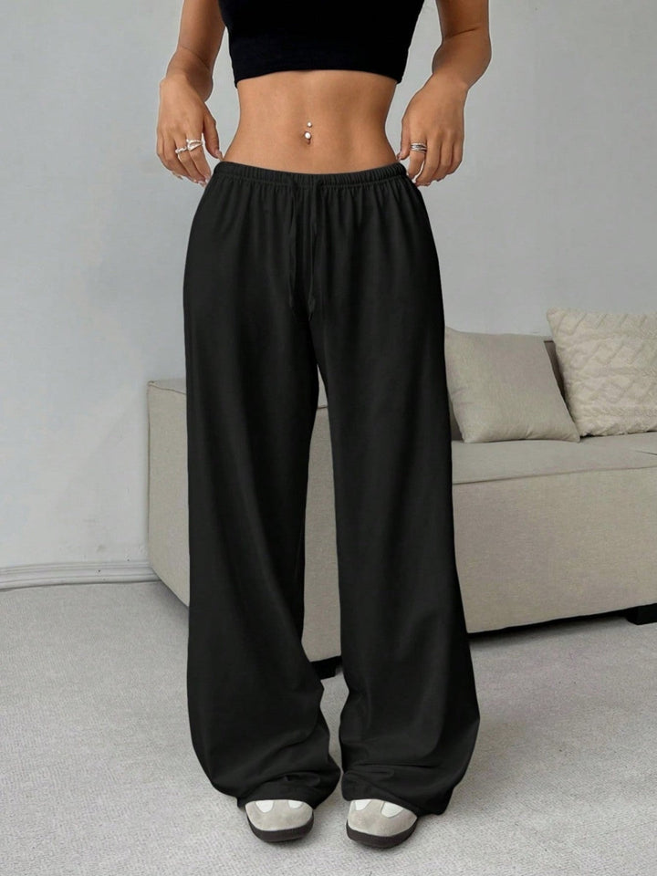 Mackenzie | Casual Adjustable String Wide Leg Pants