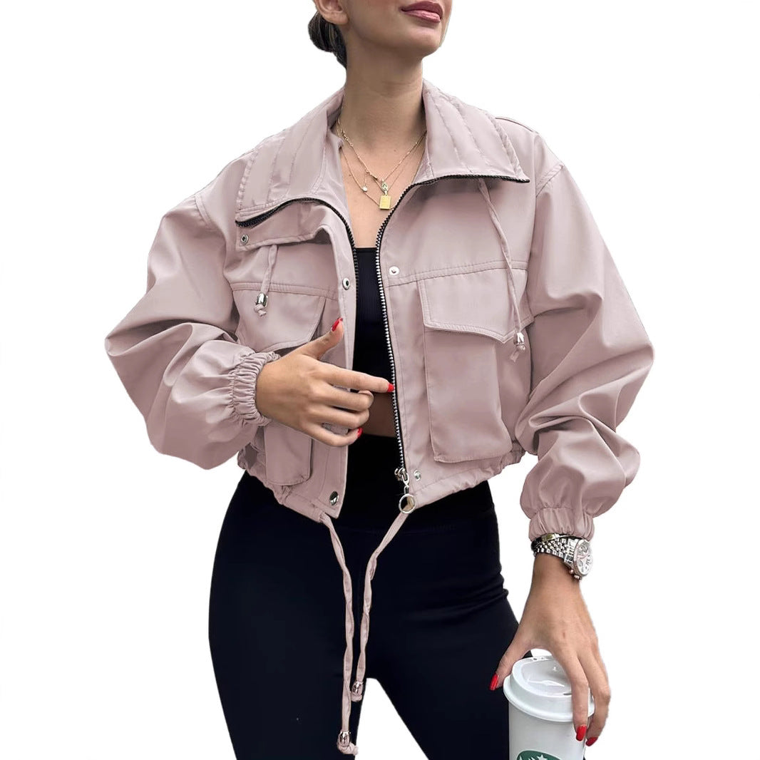 Mia | Sleek Zip-Up Windbreaker Jacket