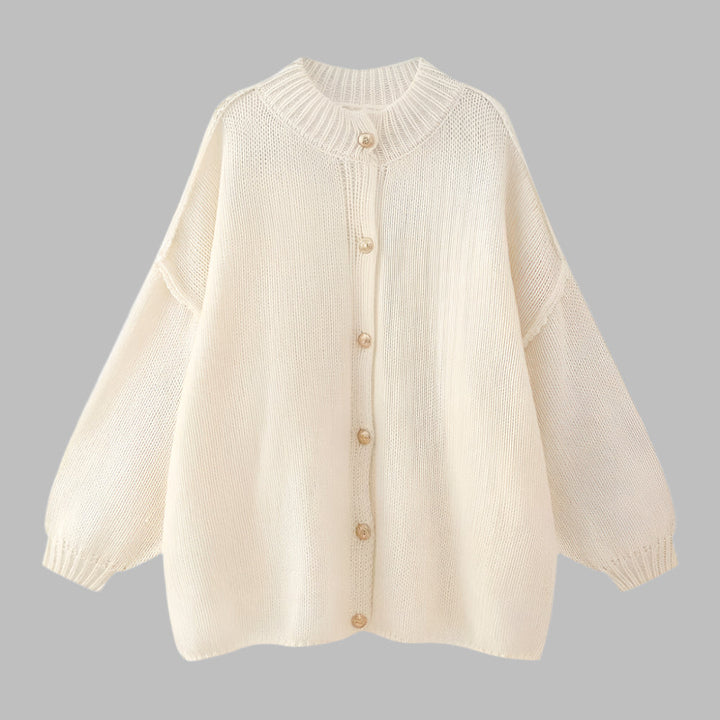 Poppy | Classic Botton-Up Long Sleeve Cardigan