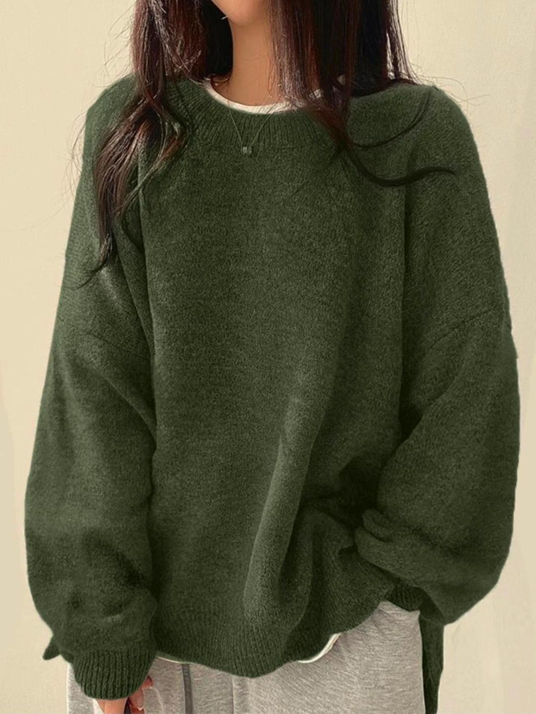 Claire | Casual Long Sleeve Round Neck Sweater
