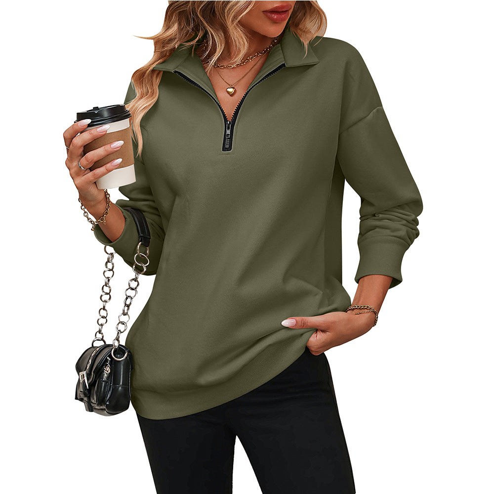 Whitney | Timeless Casual Zip Sweatshirt