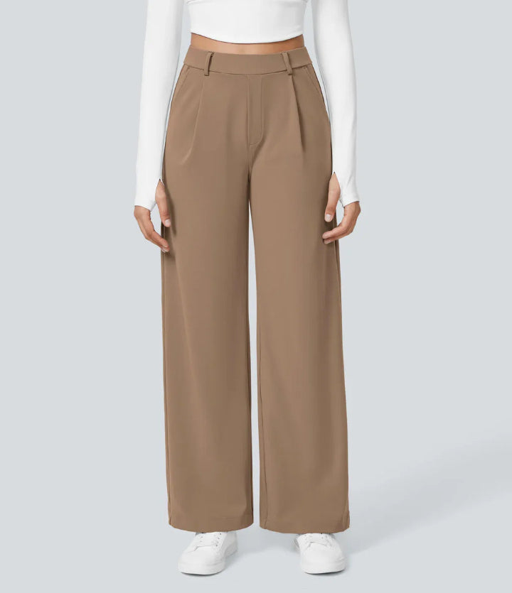 Tessa | Casual Wide Leg Minimalist Trouser