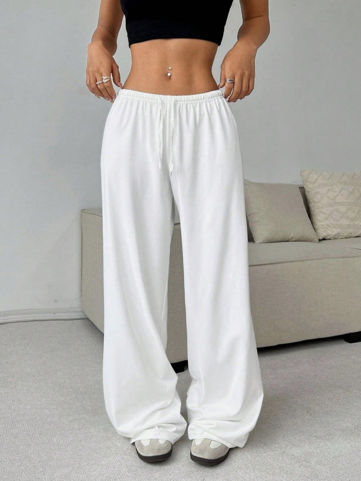 Mackenzie | Casual Adjustable String Wide Leg Pants