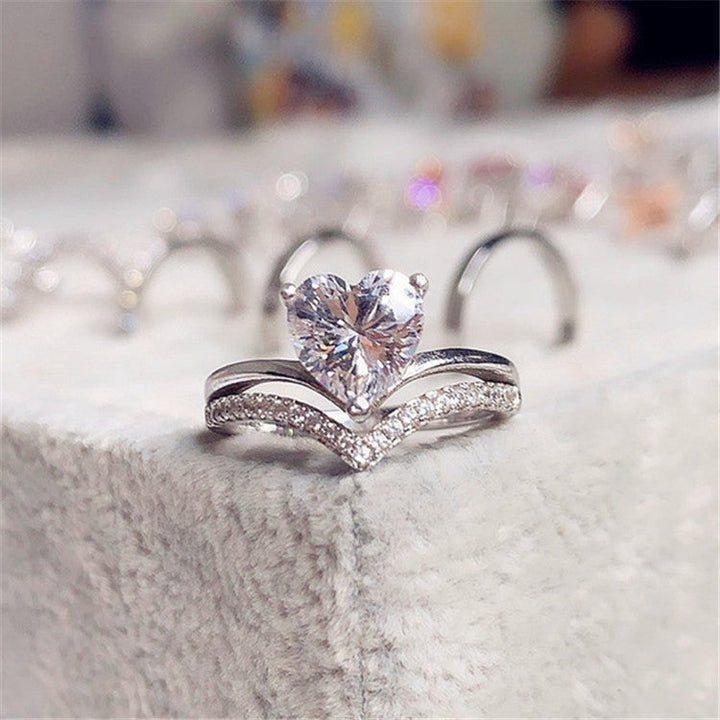 Taylor | Radiant Heart Silver Ring