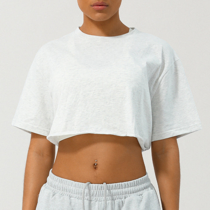 Kristy | Relaxed Fit Crop Tee