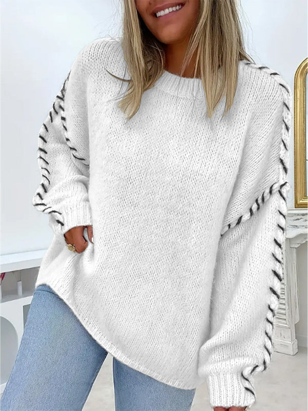 Wendy | Casual Round Neck Long Sleeve Sweater