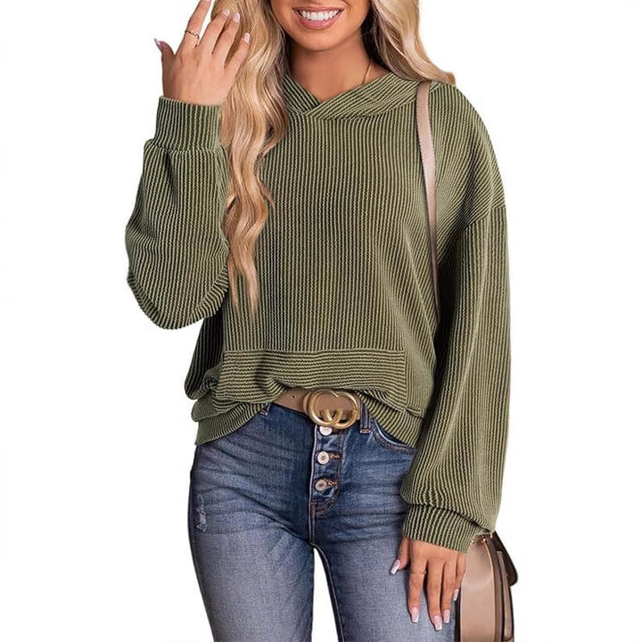 Leah | Cosy Soft Casual Long Sleeve Hoodie