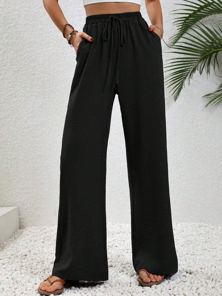 Megan | Casual Wide Leg Drawstring Pants