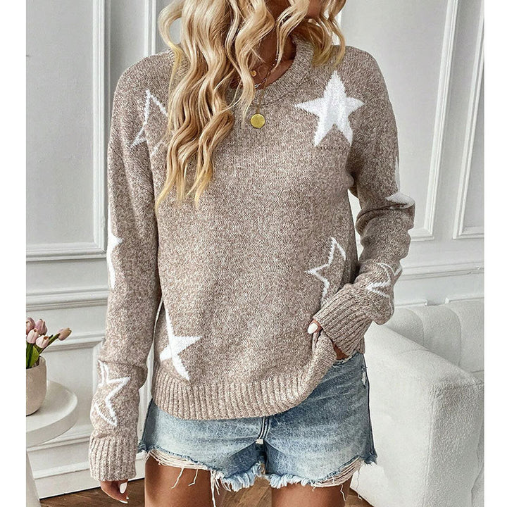 Leah | Casual Long Sleeve Round Neck Sweater