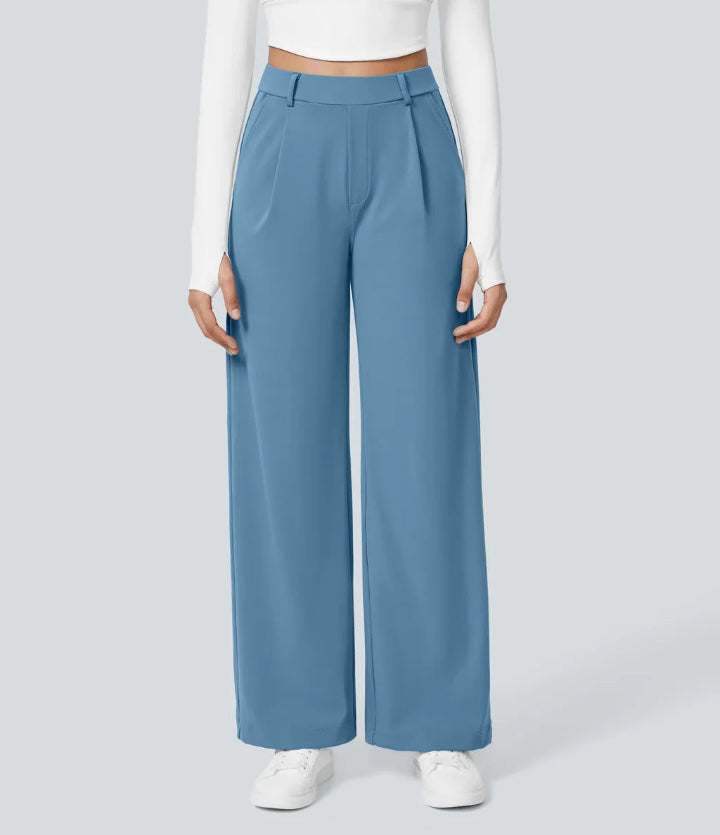 Tessa | Casual Wide Leg Minimalist Trouser