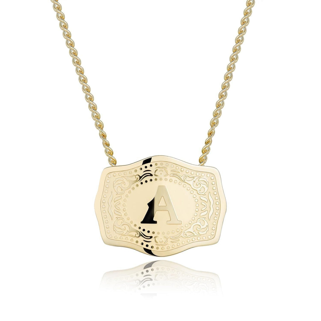 Bianca | Sleek Initial Letter Pendant Necklace