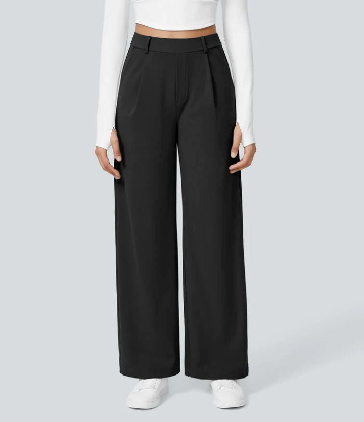 Tessa | Casual Wide Leg Minimalist Trouser