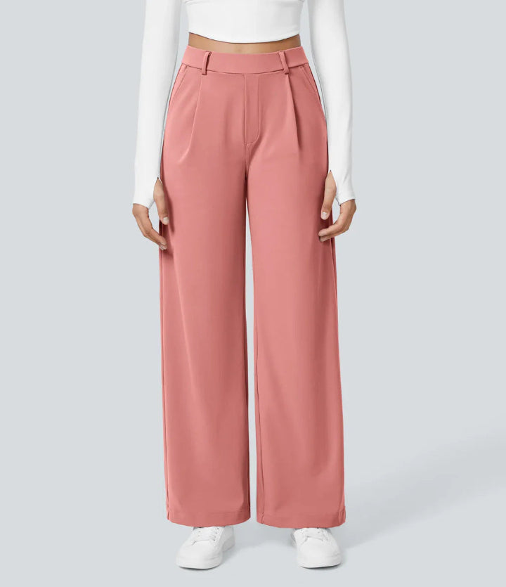 Tessa | Casual Wide Leg Minimalist Trouser