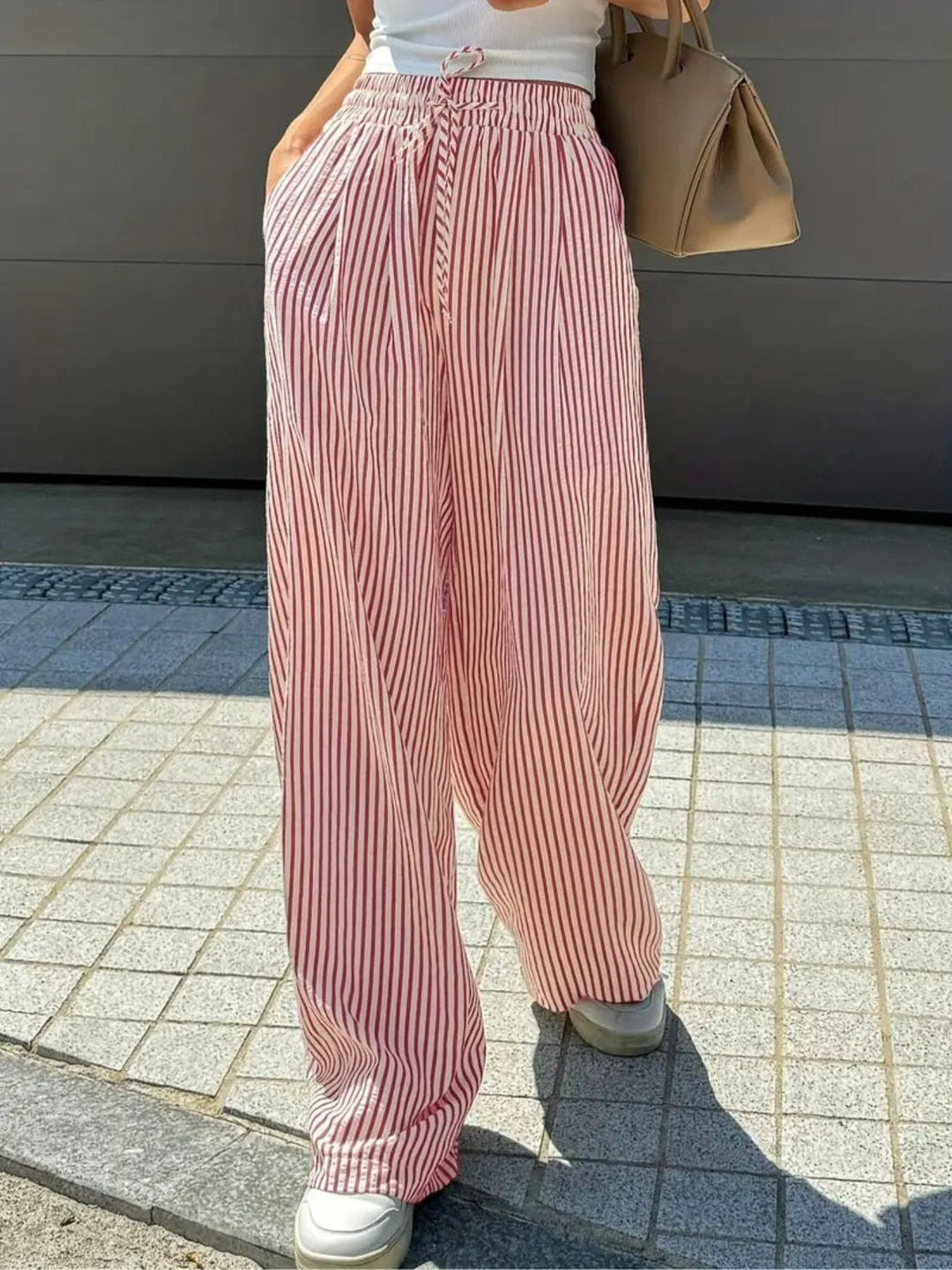 Brooke | Simple Summer Striped Relaxed Fit Buttom