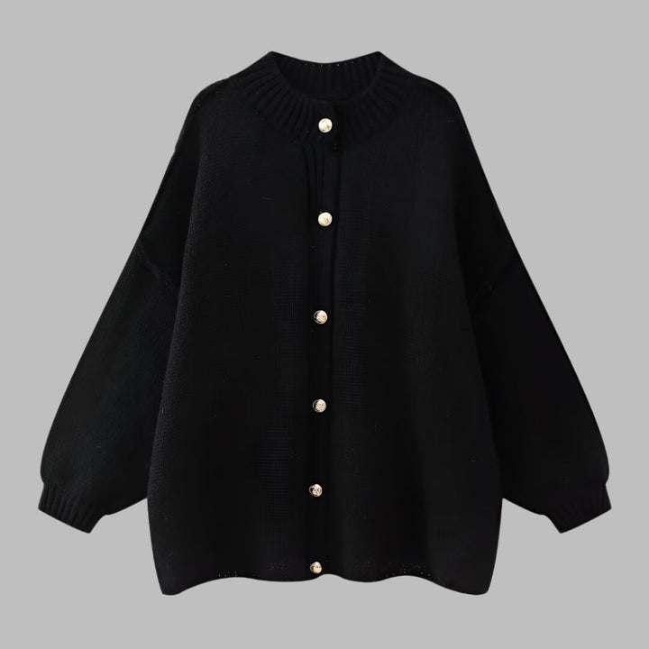 Poppy | Classic Botton-Up Long Sleeve Cardigan