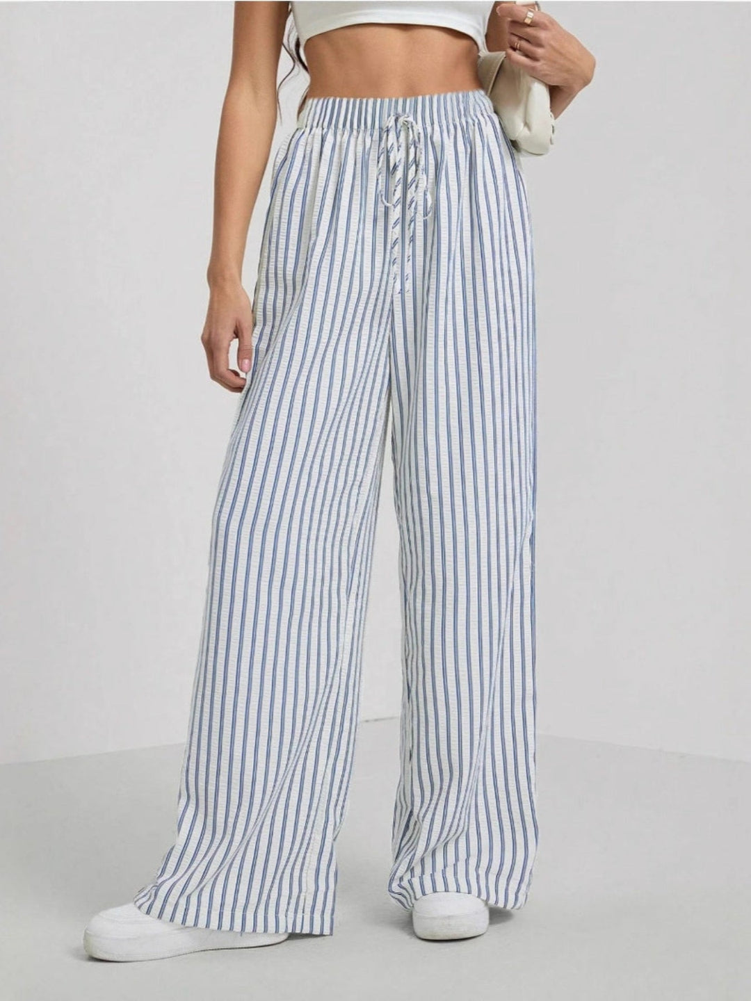 Brooke | Simple Summer Striped Relaxed Fit Buttom