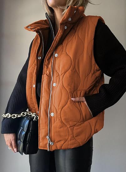 Verity | Chic Lightweight Button-Up Puffer Vest