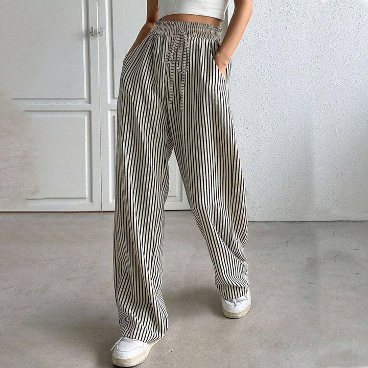 Brooke | Simple Summer Striped Relaxed Fit Buttom