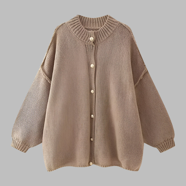 Poppy | Classic Botton-Up Long Sleeve Cardigan