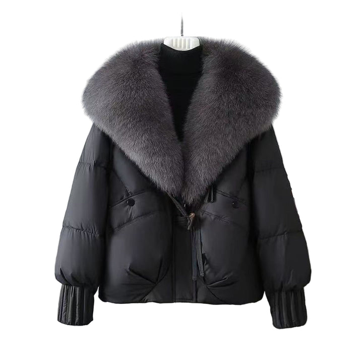 Hayley | Winter Short Fur Collar  Jacket