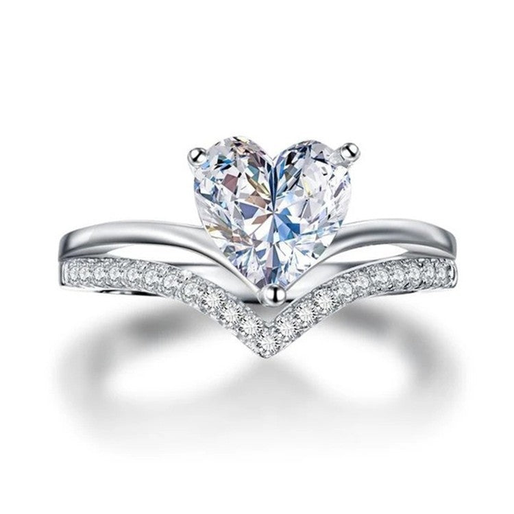 Taylor | Radiant Heart Silver Ring