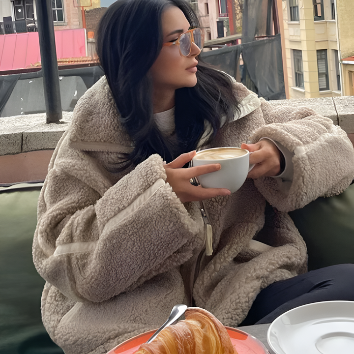 Lucy | Soft Teddy Jacket