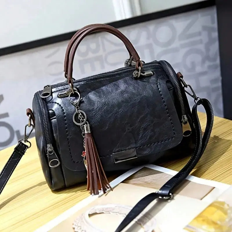 Rose | Leather bag with structure