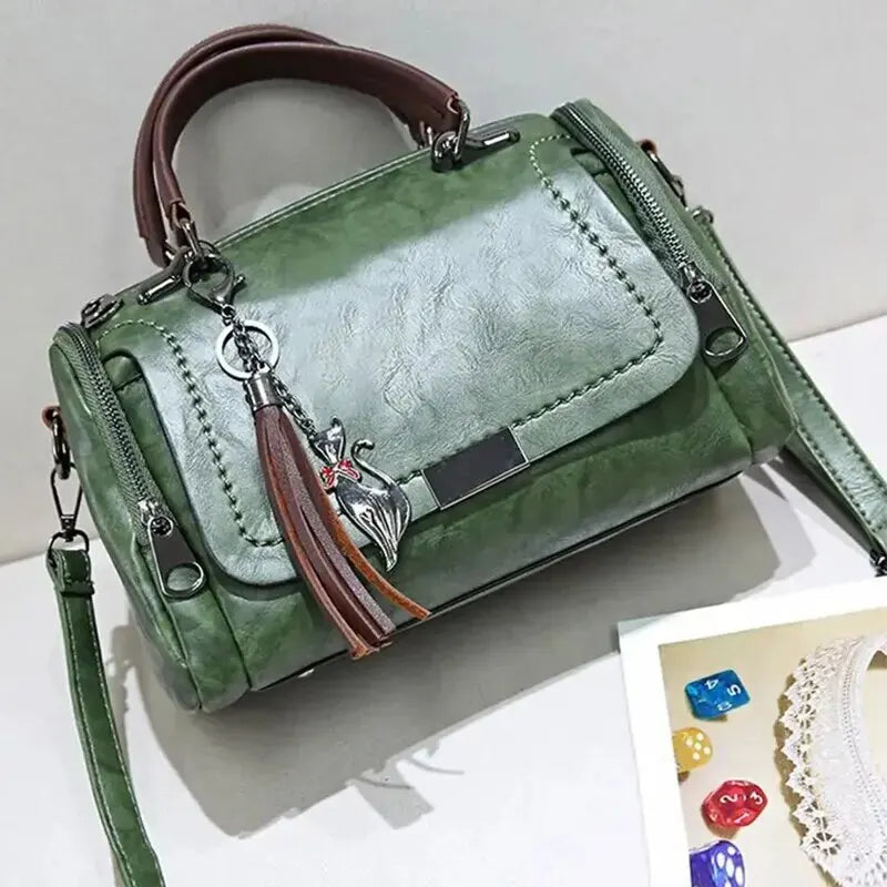 Rose | Leather bag with structure