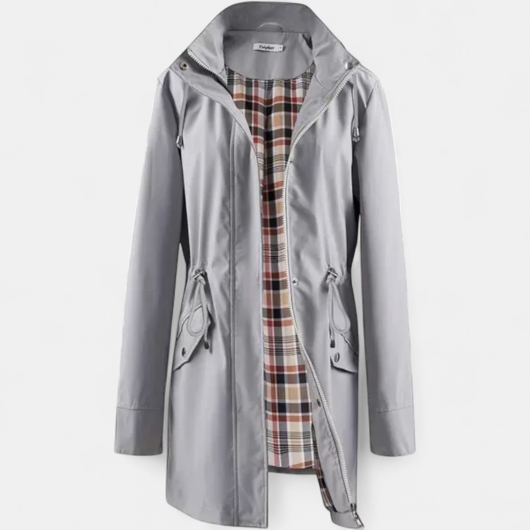 Ava | Waterproof Zip-Up Hooded Coat Jacket