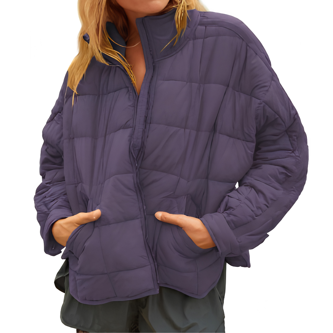 Mia | Lightweight Quilted Zip Puffer Jacket