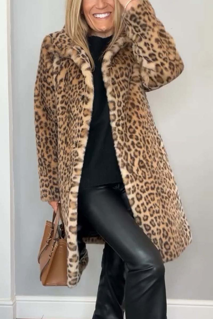 Poppy | Leopard Winter Coat