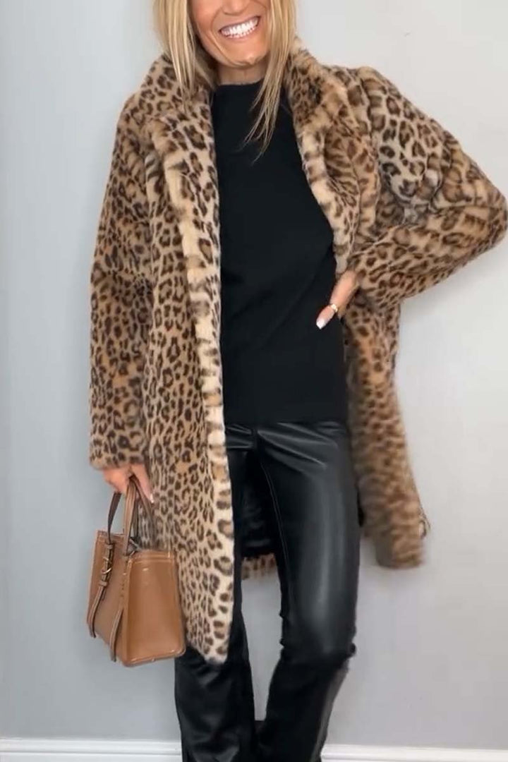 Poppy | Leopard Winter Coat