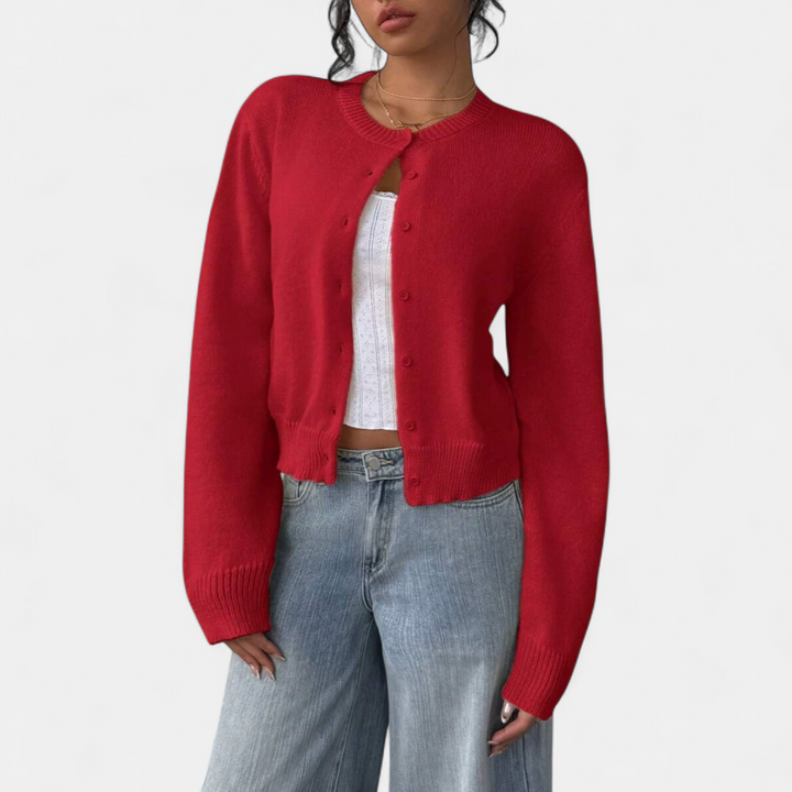 Quinn | Cosy Button-Front Knit Cardigan