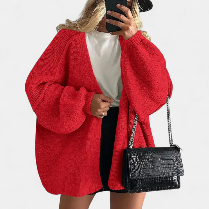 Nicole | Cosy Oversized Open-Front Cardigan