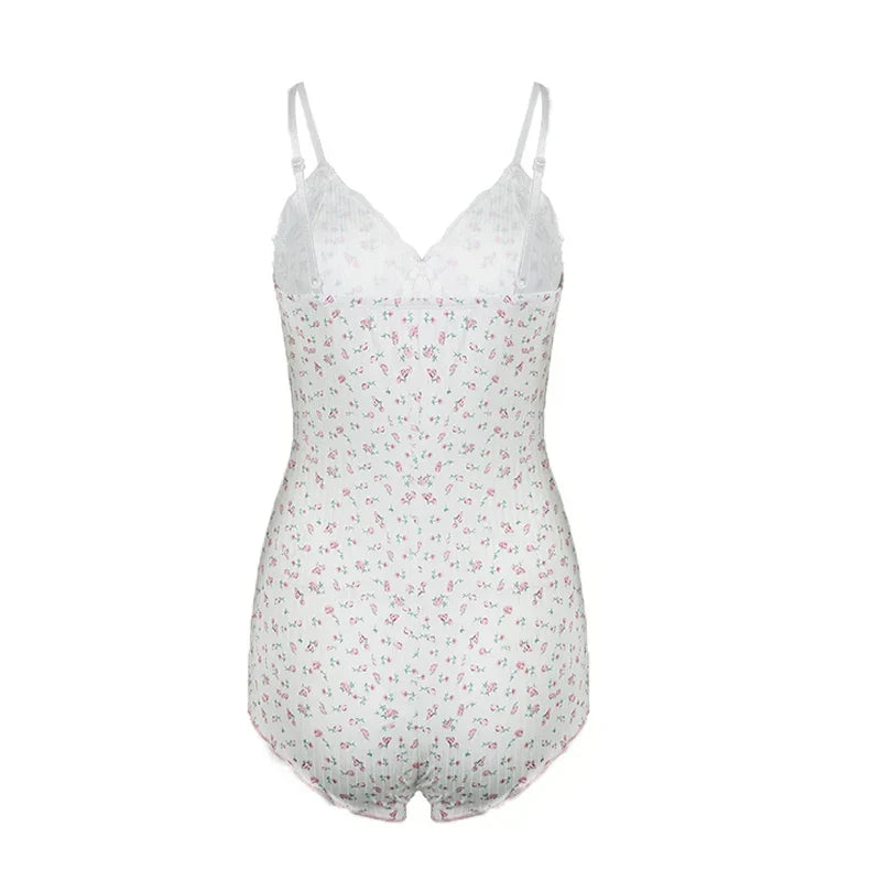 Monique | Dreamy Floral Sleeveless Bodysuit