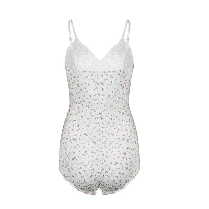 Monique | Dreamy Floral Sleeveless Bodysuit